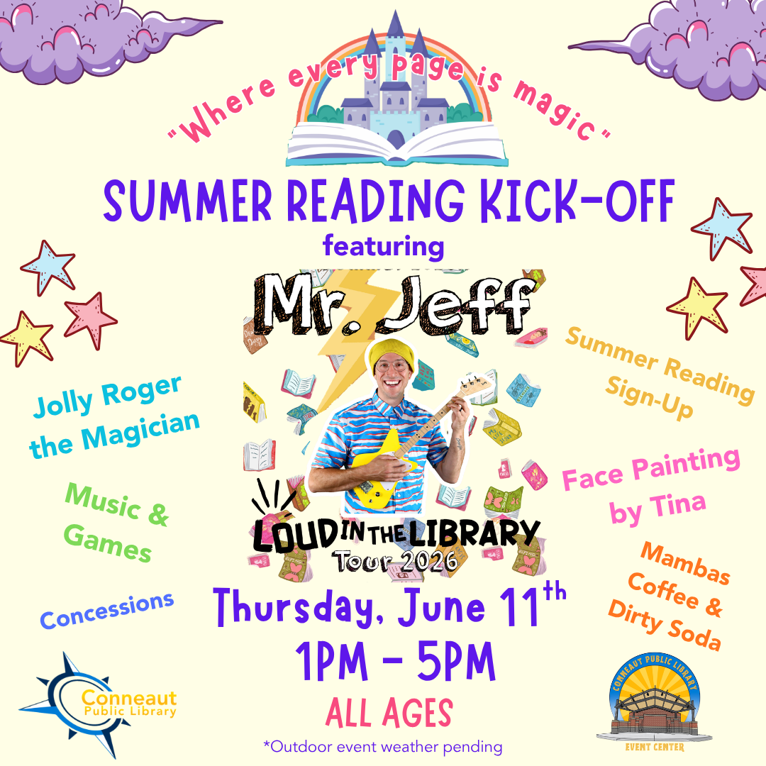 summer reading kick off poster