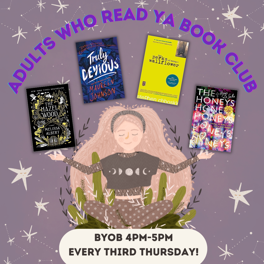 YA book club flyer