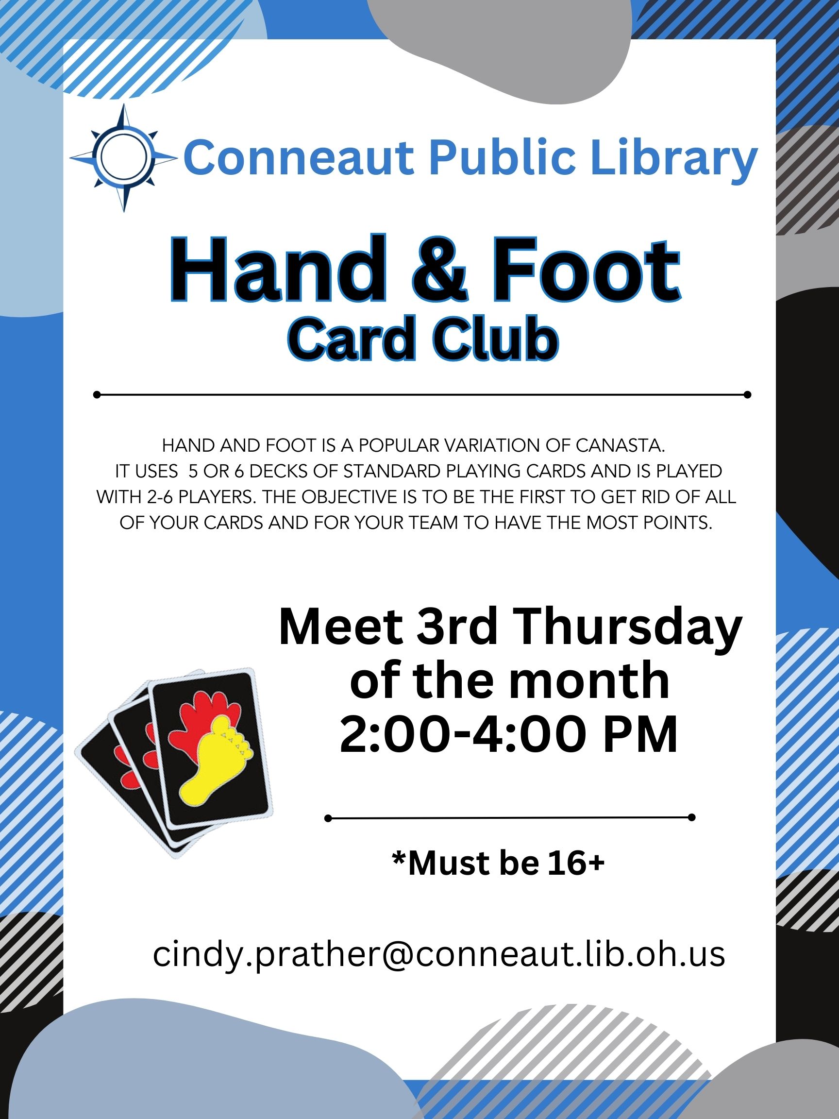 card club flyer