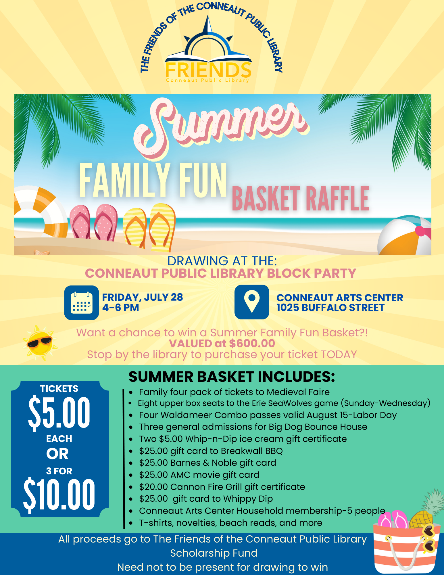 summer basket raffle