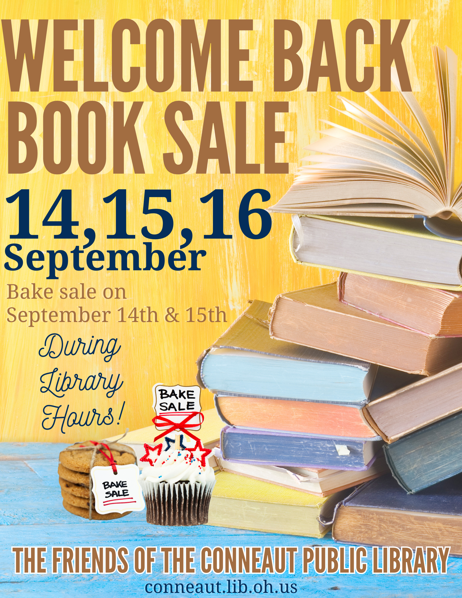 book sale flyer